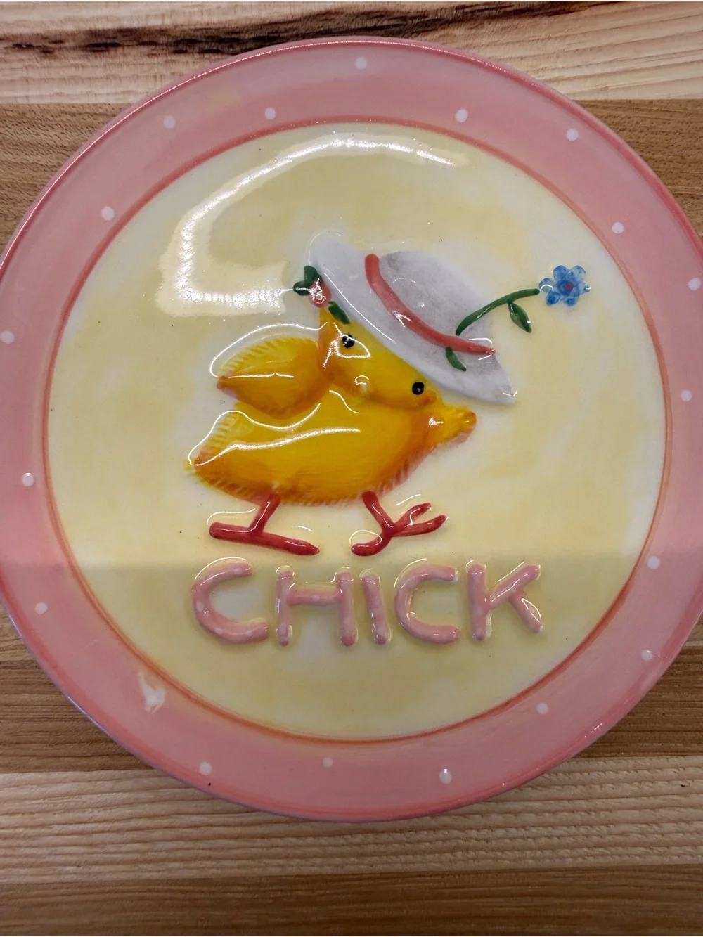 Mary Engelbreit Easter Mini Plates Set of 4 Vintage Ceramic Plates with Box 4.5